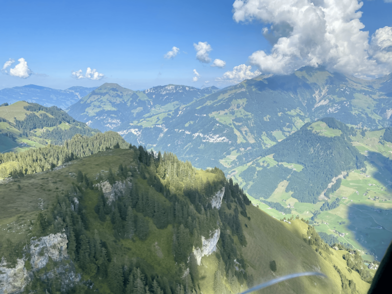 Charming Swiss villages from above