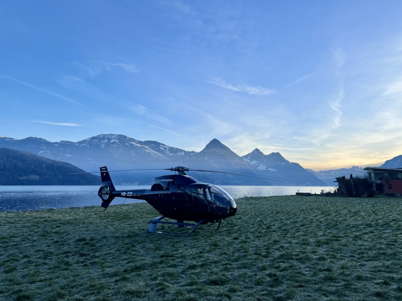 Soaring over Alpine peaks